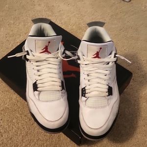 White cement Jordan 4
